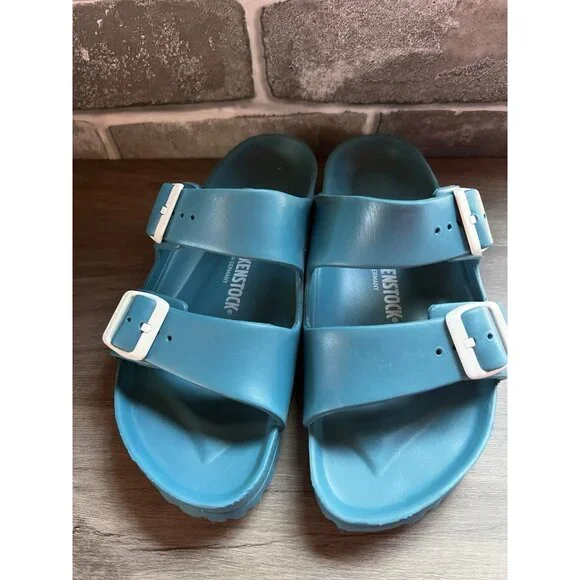 Birkenstock Arizona Turquoise EVA Size 36 (6 / 6.5 US) - Picture 1 of 16
